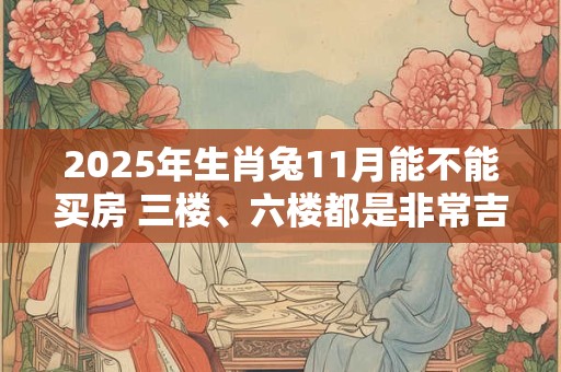 2025年生肖兔11月能不能买房 三楼、六楼都是非常吉利的