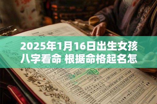 2025年1月16日出生女孩八字看命 根据命格起名怎么取