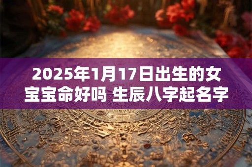 2025年1月17日出生的女宝宝命好吗 生辰八字起名字