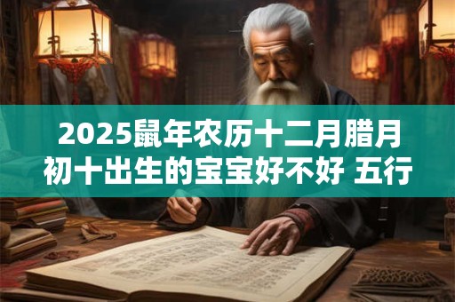 2025鼠年农历十二月腊月初十出生的宝宝好不好 五行缺什么