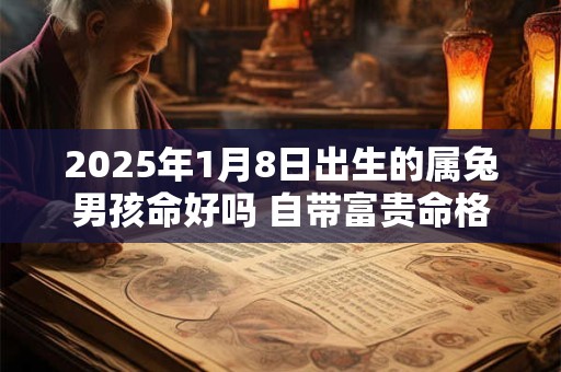 2025年1月8日出生的属兔男孩命好吗 自带富贵命格