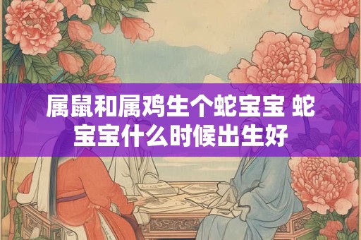 属鼠和属鸡生个蛇宝宝 蛇宝宝什么时候出生好