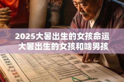2025大暑出生的女孩命运 大暑出生的女孩和啥男孩相配