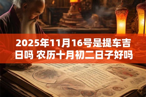2025年11月16号是提车吉日吗 农历十月初二日子好吗