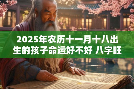 2025年农历十一月十八出生的孩子命运好不好 八字旺吗