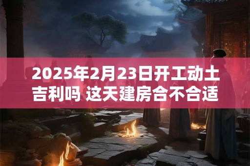 2025年2月23日开工动土吉利吗 这天建房合不合适