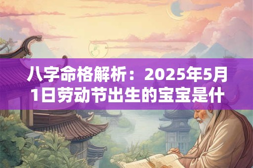 八字命格解析：2025年5月1日劳动节出生的宝宝是什么命