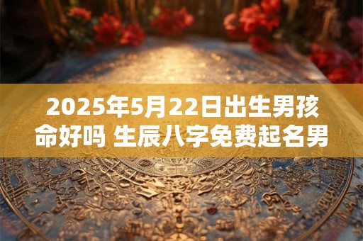2025年5月22日出生男孩命好吗 生辰八字免费起名男孩
