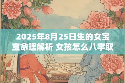 2025年8月25日生的女宝宝命理解析 女孩怎么八字取名