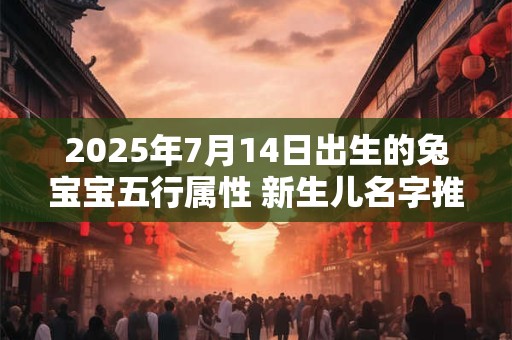 2025年7月14日出生的兔宝宝五行属性 新生儿名字推荐
