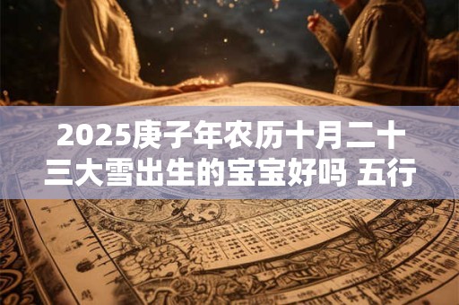 2025庚子年农历十月二十三大雪出生的宝宝好吗 五行八字查询