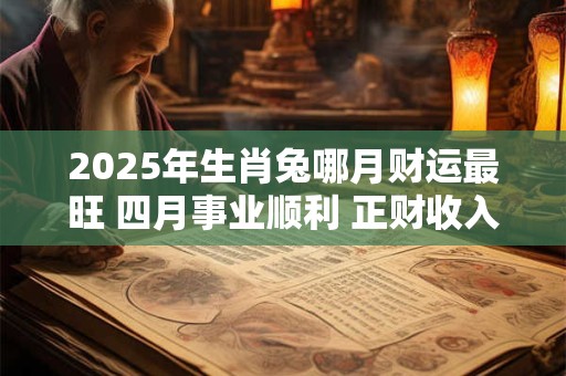 2025年生肖兔哪月财运最旺 四月事业顺利 正财收入高且稳定