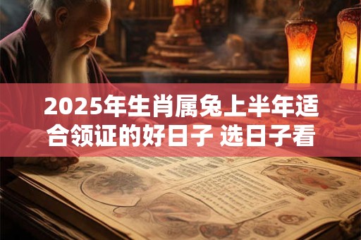 2025年生肖属兔上半年适合领证的好日子 选日子看八字