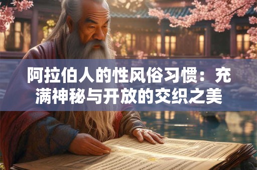阿拉伯人的性风俗习惯:充满神秘与开放的交织之美 阿拉伯人的性风俗习惯:充满神秘与开放的交织之美