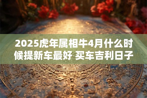 详细阅读:2025虎年属相牛4月什么时候提新车最好 买车吉利日子 2025虎年属相牛4月什么时候提新车最好 买车吉利日子