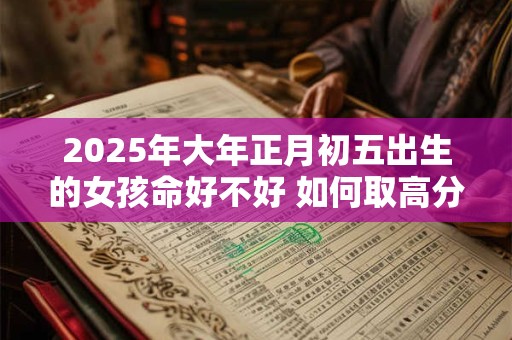 2025年大年正月初五出生的女孩命好不好 如何取高分名字