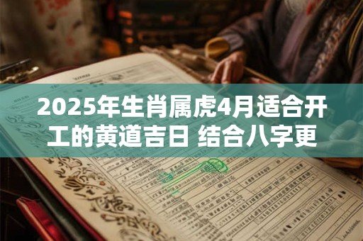 2025年生肖属虎4月适合开工的黄道吉日 结合八字更加精准