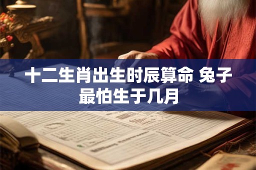 十二生肖出生时辰算命 兔子最怕生于几月