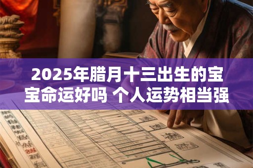 2025年腊月十三出生的宝宝命运好吗 个人运势相当强盛