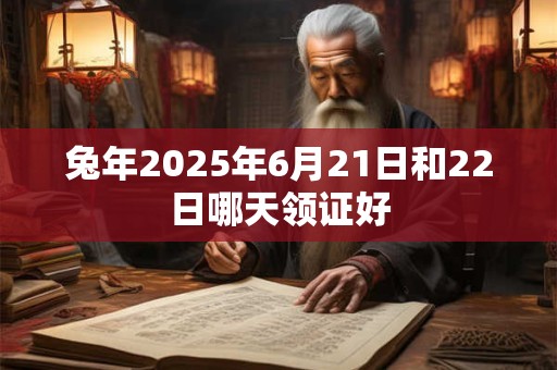 兔年2025年6月21日和22日哪天领证好 兔年2025年6月21日和22日哪天领证好