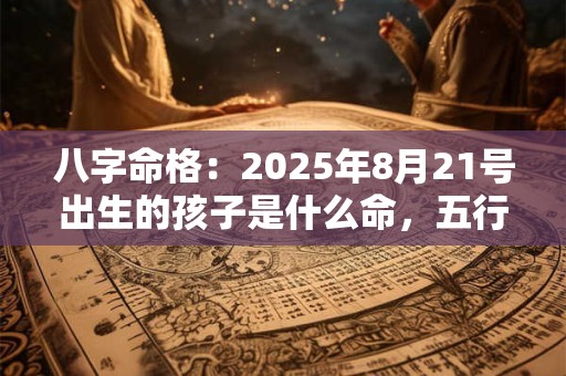 八字命格：2025年8月21号出生的孩子是什么命，五行缺什么