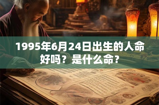 1995年6月24日出生的人命好吗？是什么命？