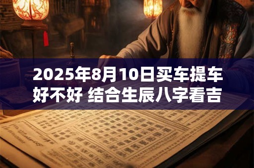 2025年8月10日买车提车好不好 结合生辰八字看吉日