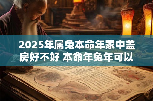 2025年属兔本命年家中盖房好不好 本命年兔年可以建房吗
