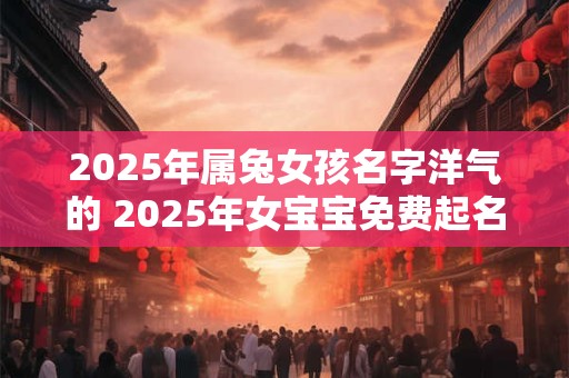 2025年属兔女孩名字洋气的 2025年女宝宝免费起名字大全