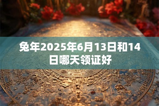 兔年2025年6月13日和14日哪天领证好