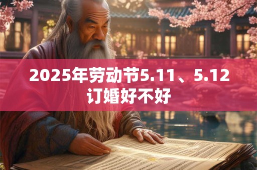 2025年劳动节5.11、5.12订婚好不好