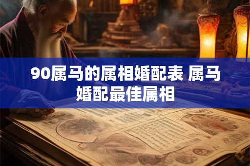 90属马的属相婚配表 属马婚配最佳属相