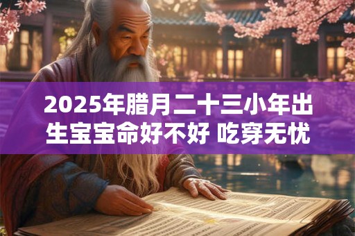 2025年腊月二十三小年出生宝宝命好不好 吃穿无忧荣华之命