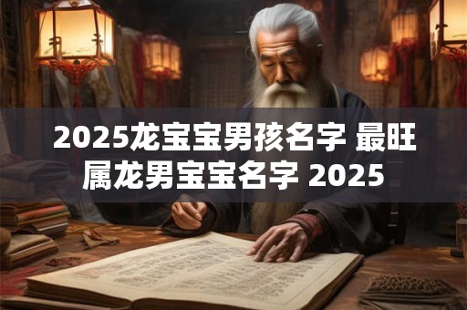 2025龙宝宝男孩名字 最旺属龙男宝宝名字 2025