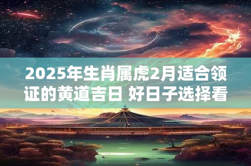 2025年生肖属虎2月适合领证的黄道吉日 好日子选择看八字