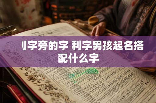 刂字旁的字 利字男孩起名搭配什么字 刂字旁的字 利字男孩起名搭配什么字