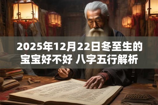 2025年12月22日冬至生的宝宝好不好 八字五行解析