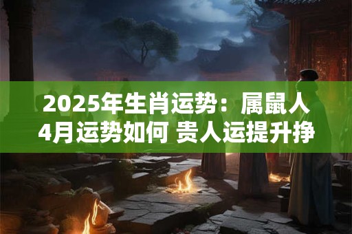 2025年生肖运势：属鼠人4月运势如何 贵人运提升挣钱路宽