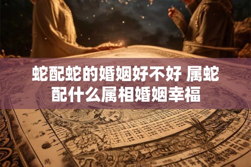 蛇配蛇的婚姻好不好 属蛇配什么属相婚姻幸福