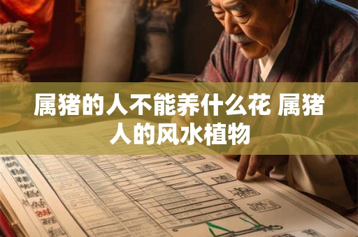 属猪的人不能养什么花 属猪人的风水植物