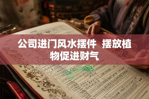 公司进门风水摆件  摆放植物促进财气