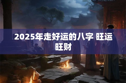 2025年走好运的八字 旺运旺财