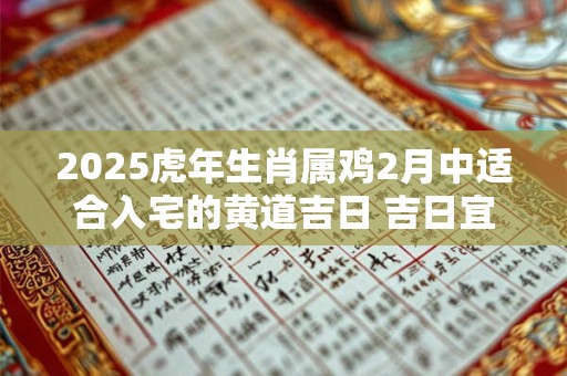 2025虎年生肖属鸡2月中适合入宅的黄道吉日 吉日宜忌分析
