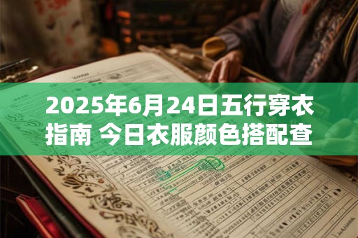 2025年6月24日五行穿衣指南 今日衣服颜色搭配查询