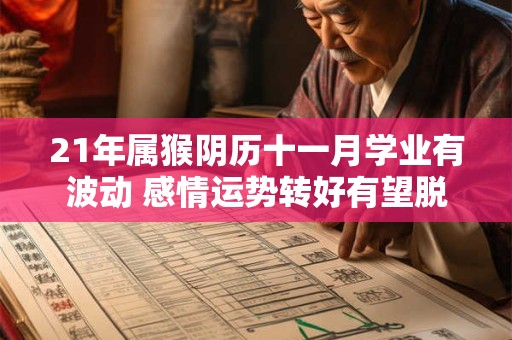详细阅读:21年属猴阴历十一月学业有波动 感情运势转好有望脱单 21年属猴阴历十一月学业有波动 感情运势转好有望脱单