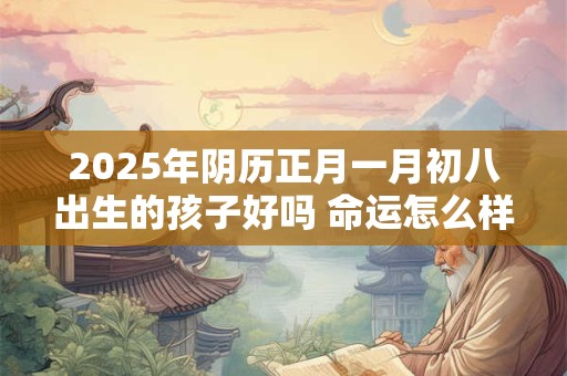 2025年阴历正月一月初八出生的孩子好吗 命运怎么样