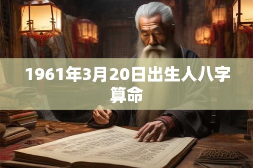 1961年3月20日出生人八字算命