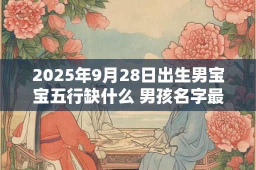 2025年9月28日出生男宝宝五行缺什么 男孩名字最新免费版