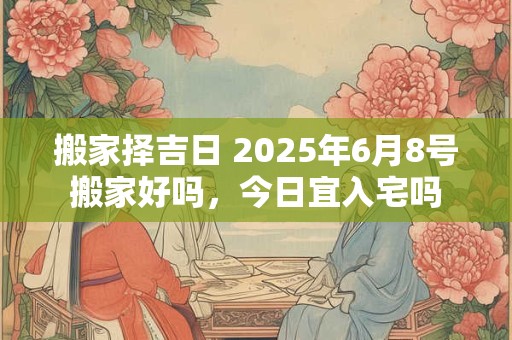 搬家择吉日 2025年6月8号搬家好吗,今日宜入宅吗 搬家择吉日 2025年6月8号搬家好吗,今日宜入宅吗