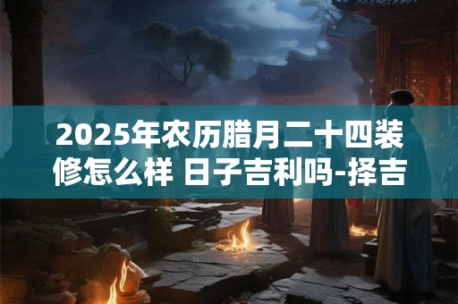 2025年农历腊月二十四装修怎么样 日子吉利吗-择吉日网